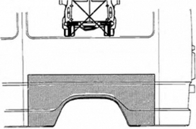 VAN WEZEL 3070147 -  Боковина